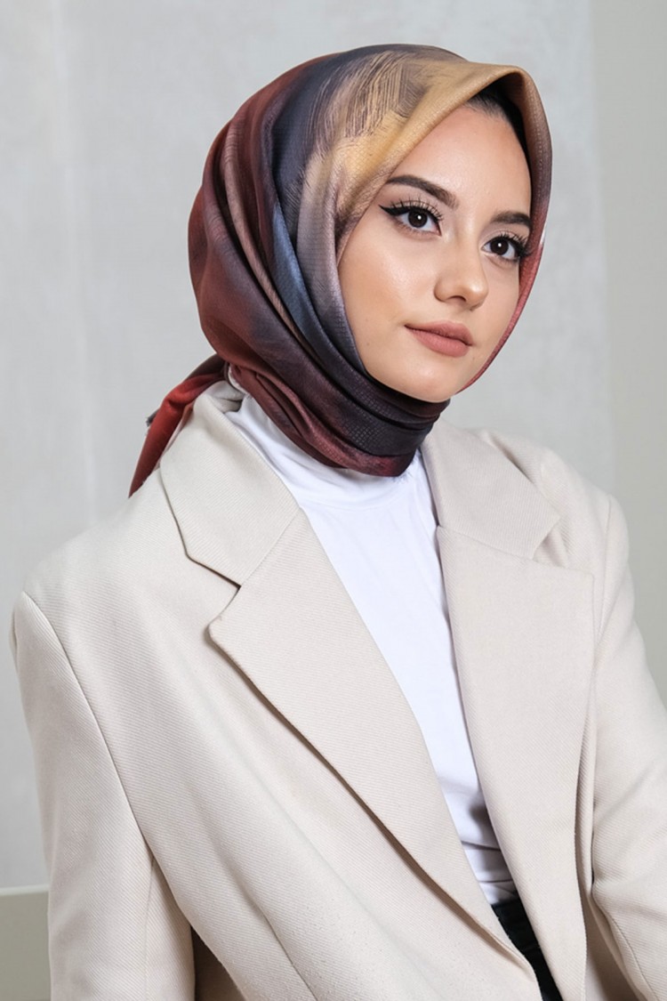 Desenli Pamuk Eşarp DP-72