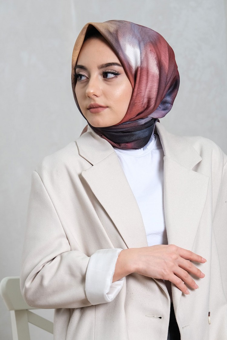 Desenli Pamuk Eşarp DP-72