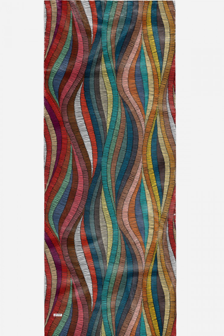 Patterned Cotton Shawl DS-224