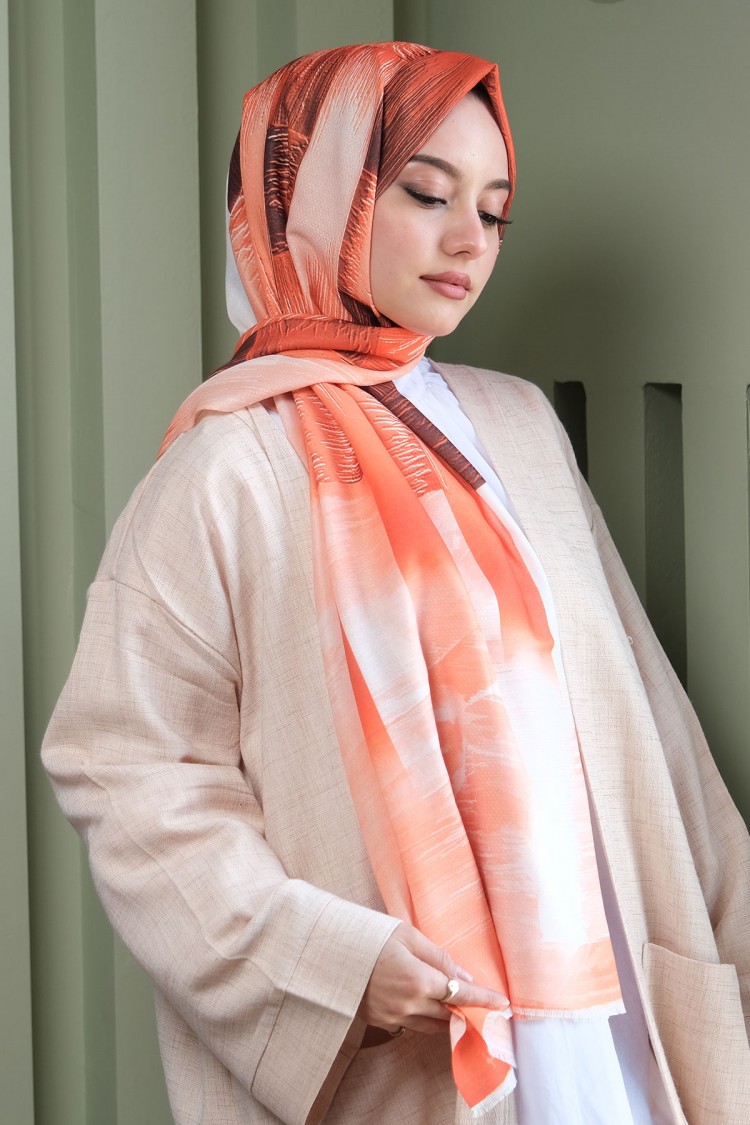 Patterned Cotton Shawl DS-153