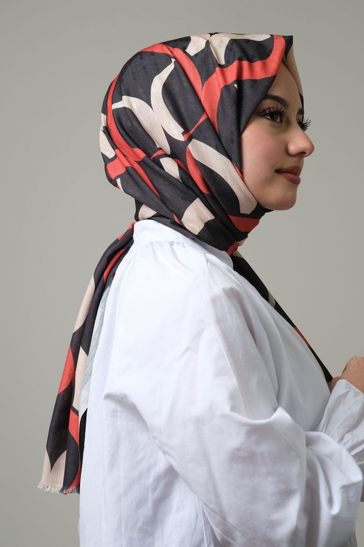 Patterned Cotton Shawl DS-181