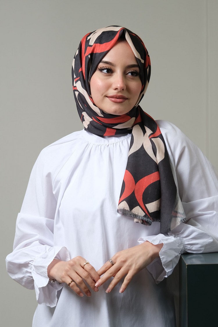 Patterned Cotton Shawl DS-181