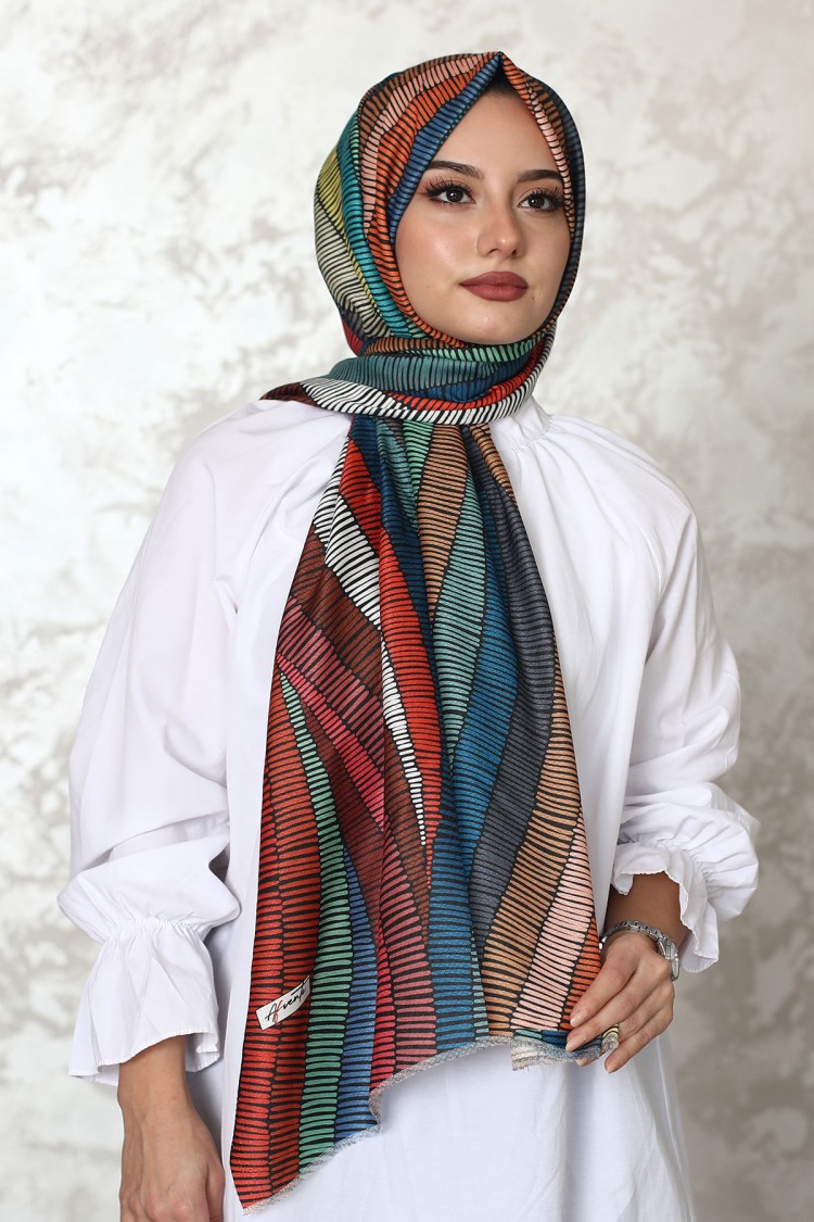 Patterned Cotton Shawl DS-224